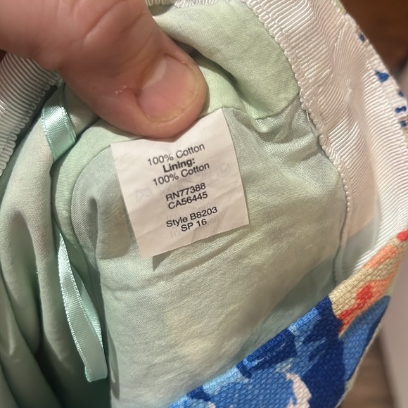 J. Crew size 14 lime green floral knee length pencil skirt - Picture 7 of 7